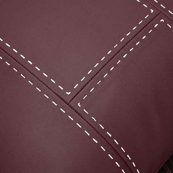 Double sided- texture and color matching  Leather Burgundy 45x455